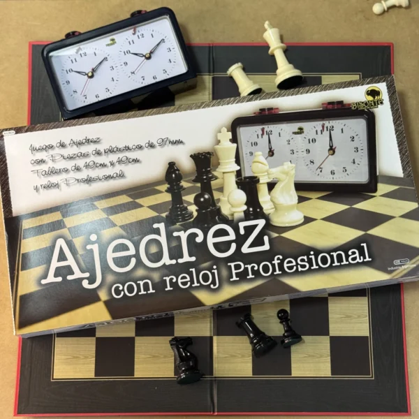 Juego de mesa Ajedrez Con Reloj Profecional
