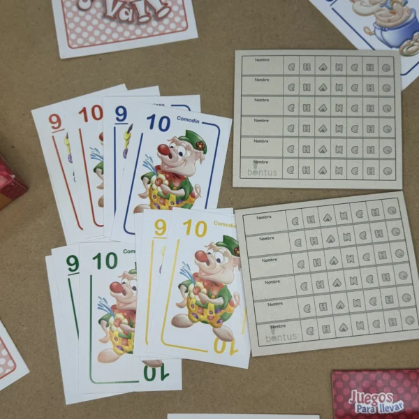 Bontus juego de cartas Chancho va__resultado ¡Chancho Va!