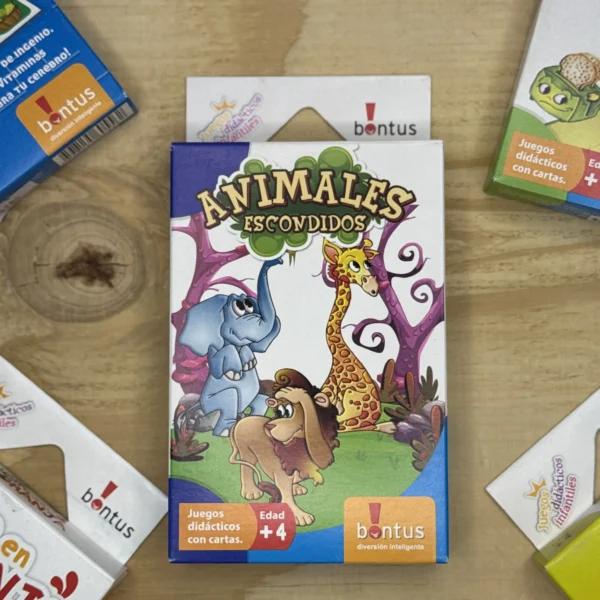 Bontus juego de cartas animales escondidos__resultado Animales Escondidos