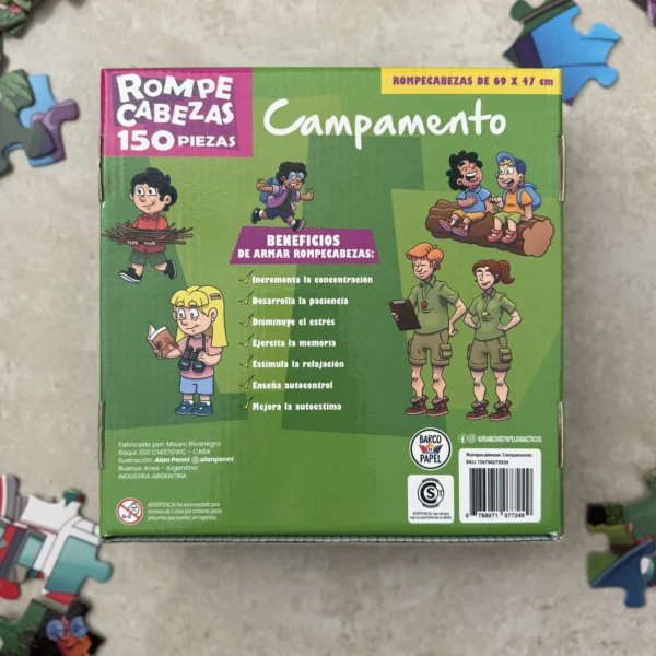 Romoecabezas Campamento 150 Piezas