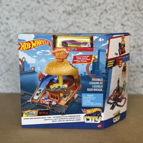 Pista HotWheels City Hamburguesa