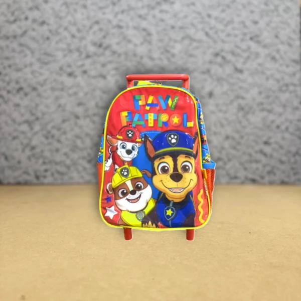 Mochila Paw Patrol 12" con Carro Al Rescate