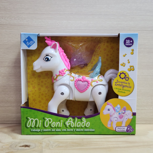 Mi Poni Alado Unicornio con luces y movimiento