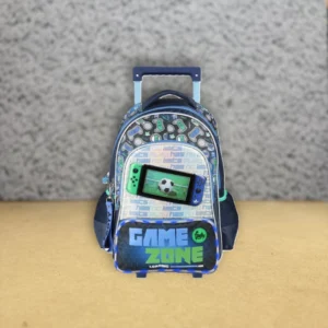 Mochila con Carro 18″ Gamer Luces LED y Diseño Holográfico