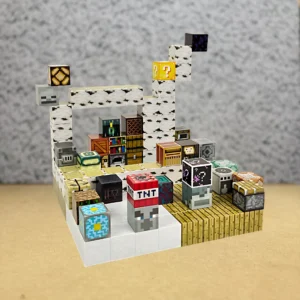 Mini Cubos Magnéticos Minecraft 128 piezas: Tienda de Herramientas