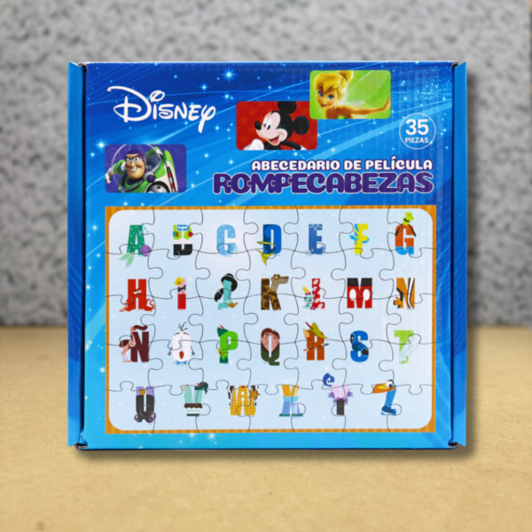 Rompecabezas 35 piezas Abecedario De Película
