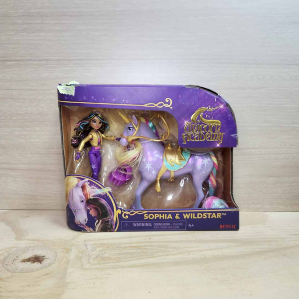 Juego de Muñeca y Unicornio Ficademy