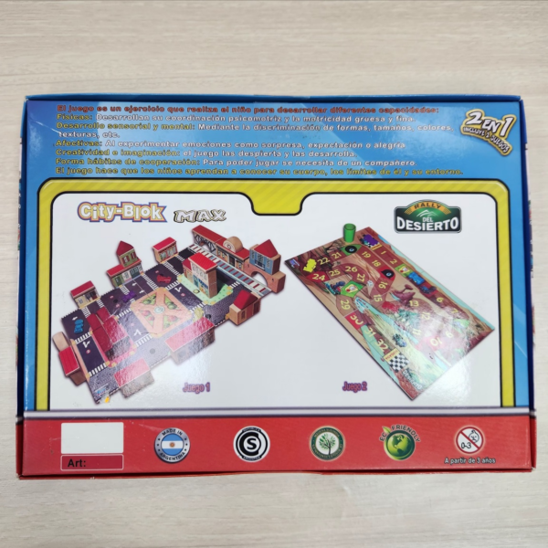 Bloques de Madera City Blok Max 2 en 1