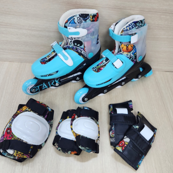 Roller Stark Crazy Skull con Protección