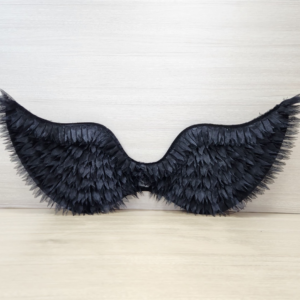 Alas con tull negra luminosa